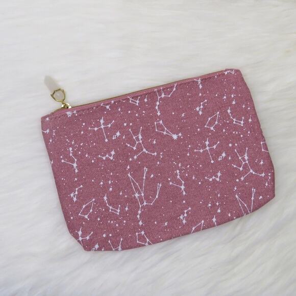 Dusty Rose Galaxy Cosmetic Bag Chakra Cosmetic Case Makeup Bag Ipsy - Picture 5 of 6